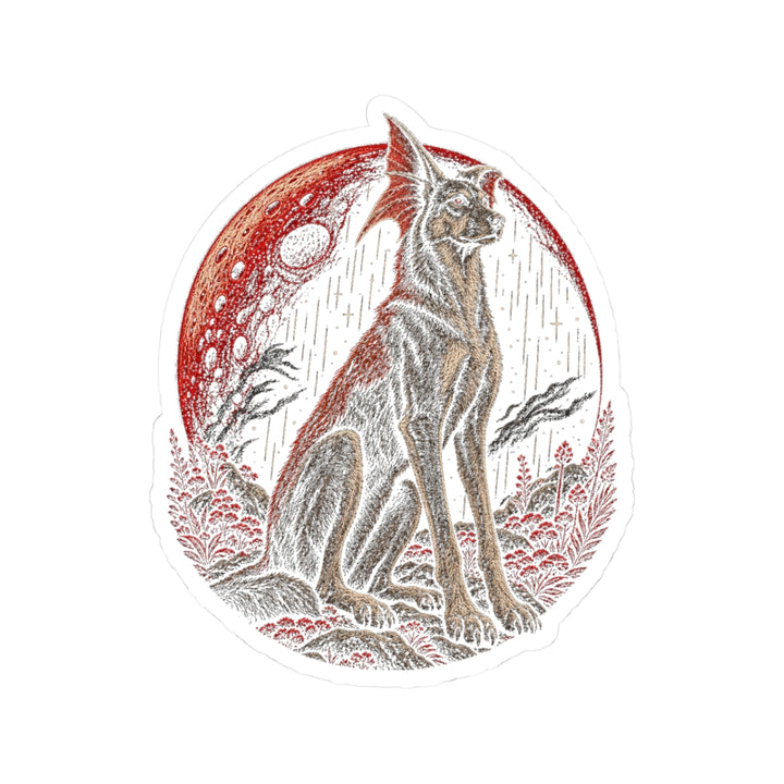 Milo the Lunehound Sticker