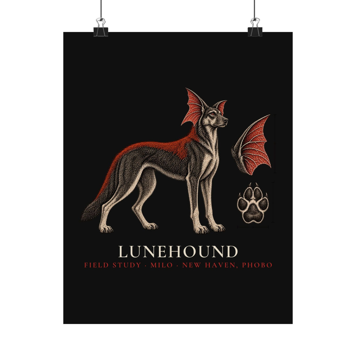 Lunehound Field Study Poster