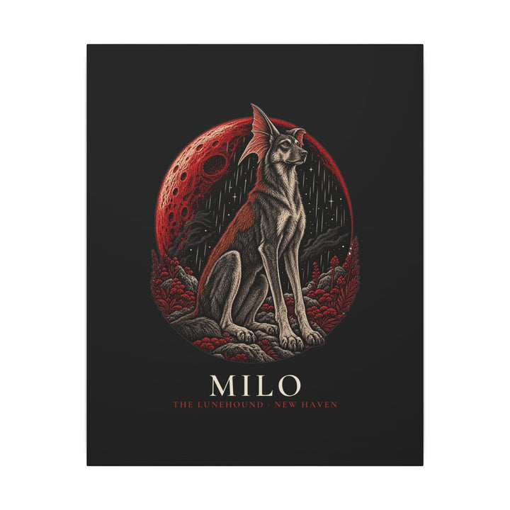 Milo the Lunehound Canvas