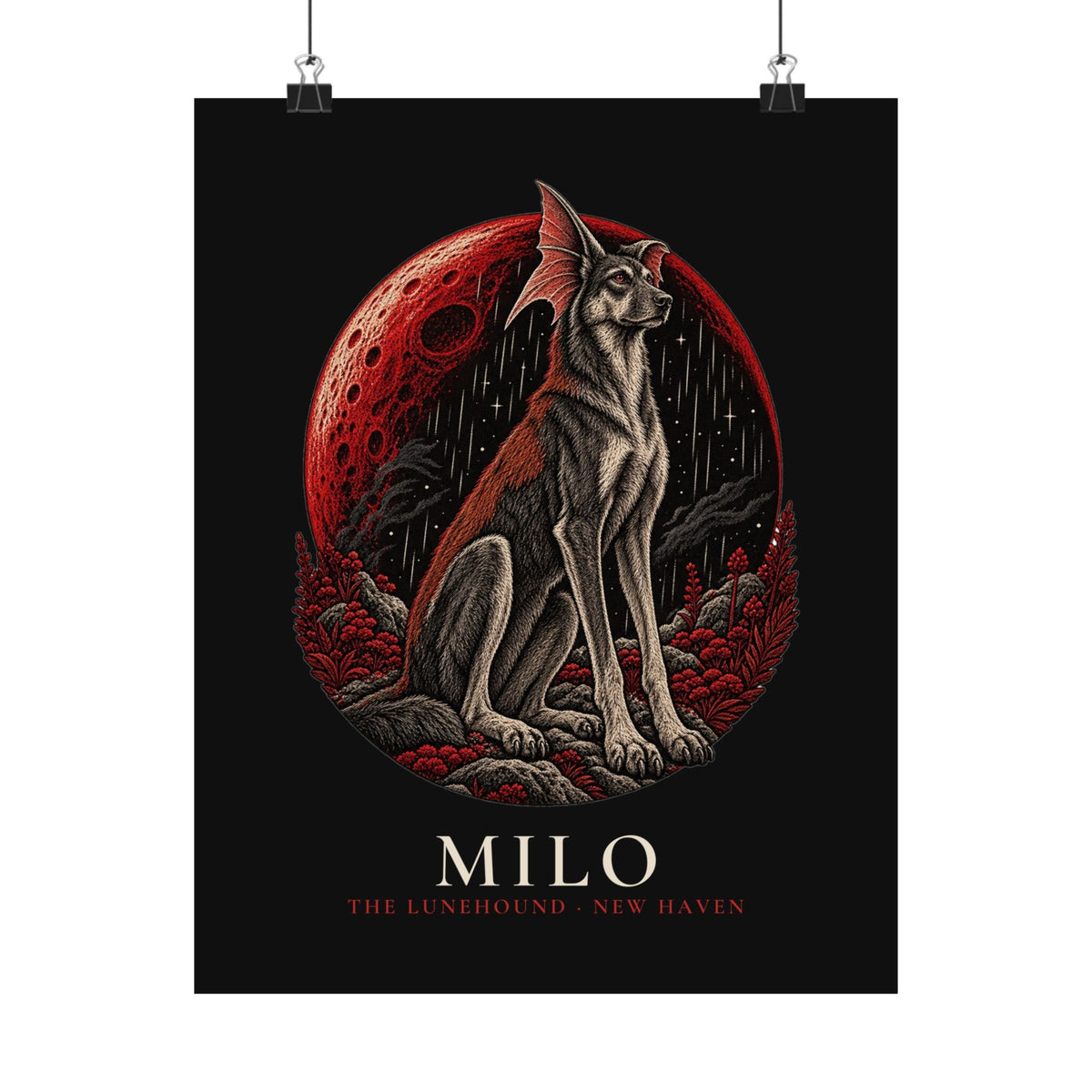 Milo the Lunehound Poster