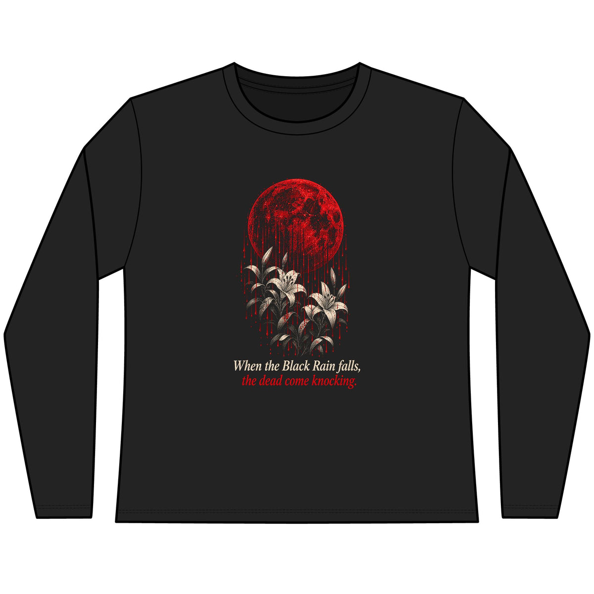 Women's Black Rain Long Sleeve
