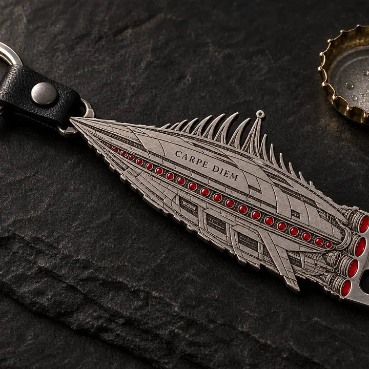 Carpe Diem Bottle Opener Keychain