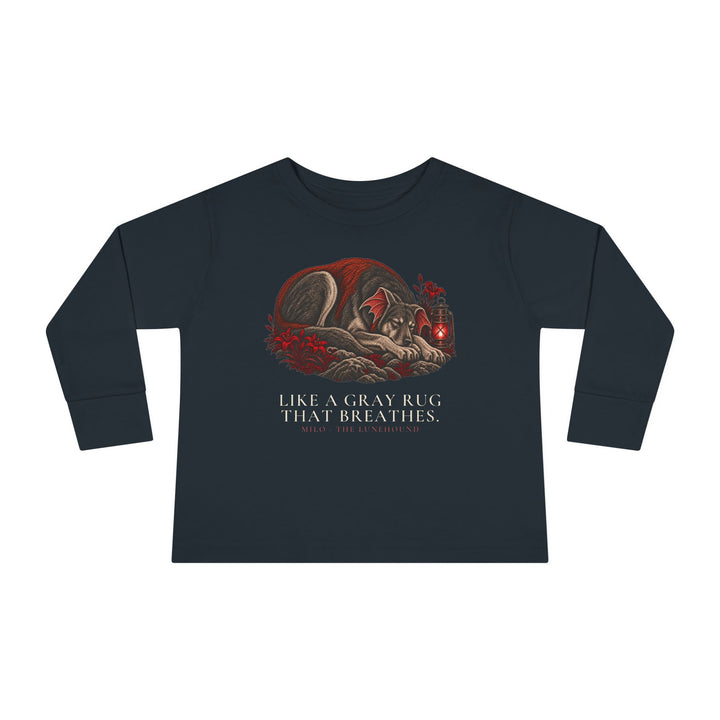 Toddler Milo — Gray Rug That Breathes Long Sleeve Tee