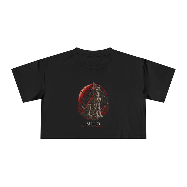 Women's Milo the Lunehound Cropped Tee