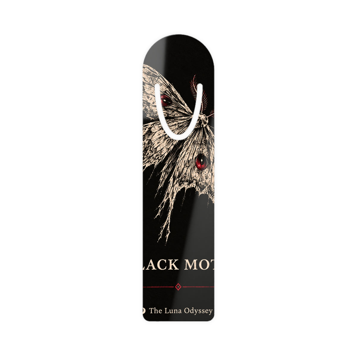 Black Moth Field Study Bookmark