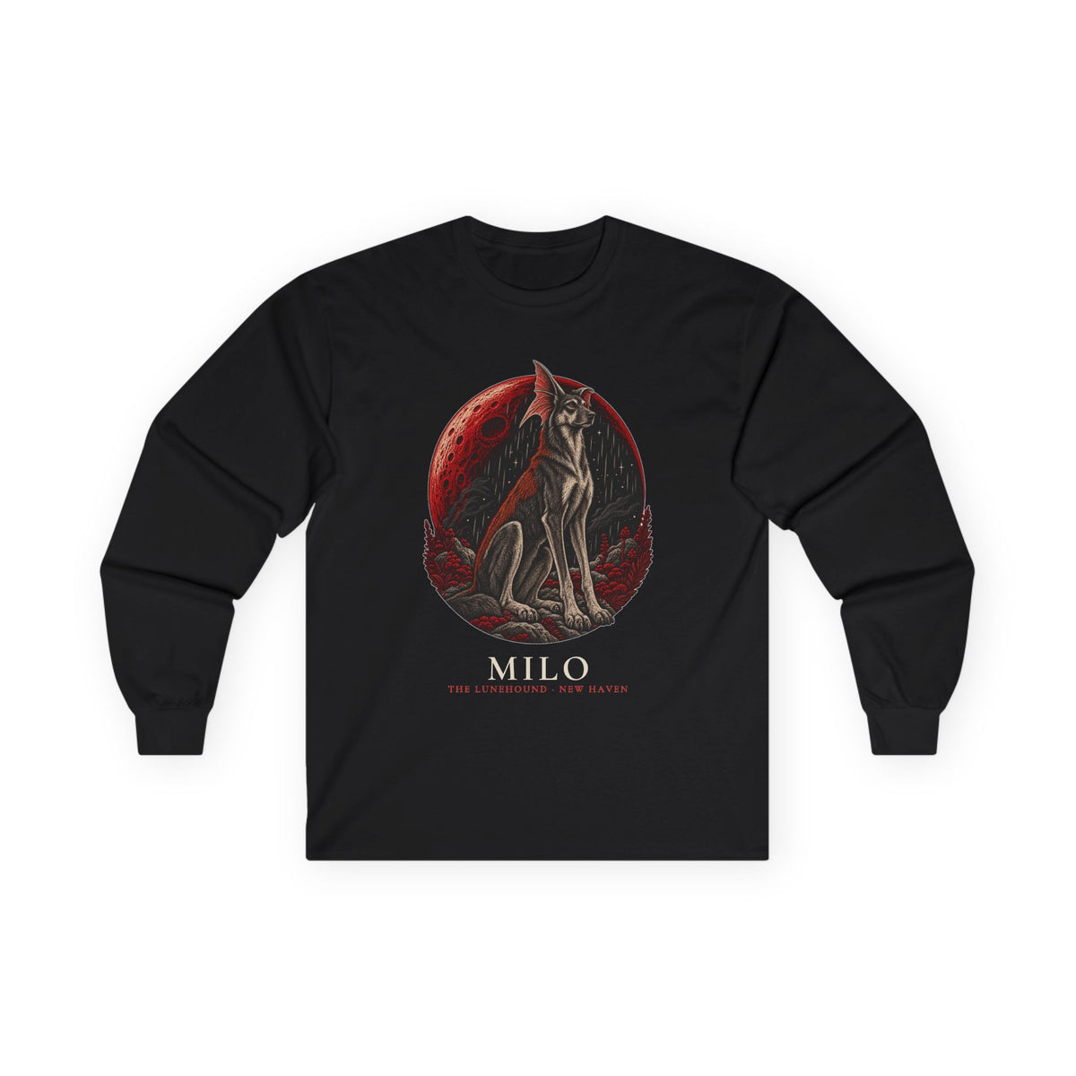Milo the Lunehound Long Sleeve Tee