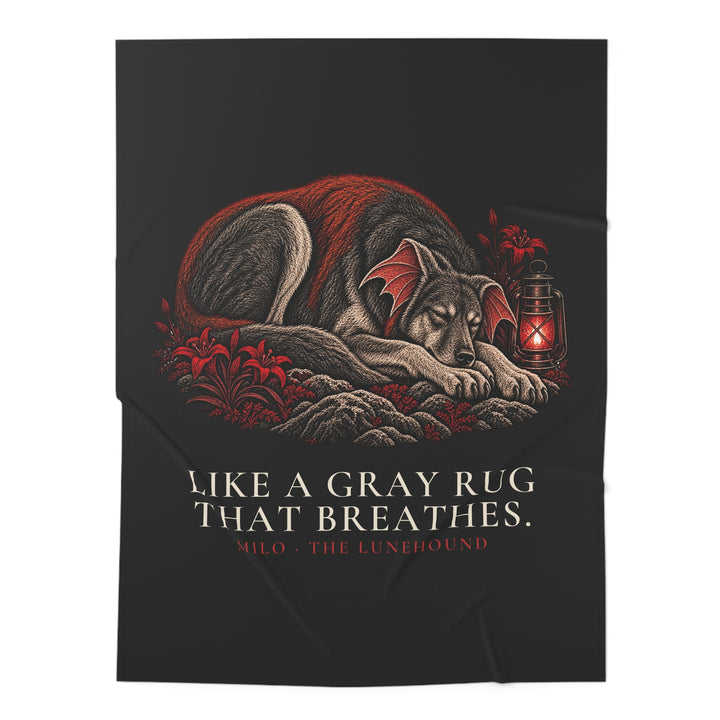 Baby Milo — Gray Rug That Breathes Swaddle Blanket