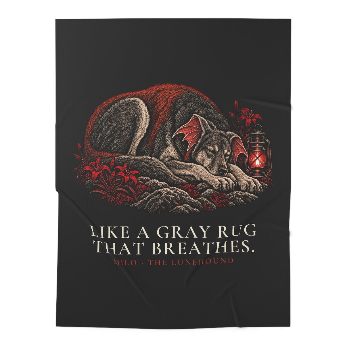 Baby Milo — Gray Rug That Breathes Swaddle Blanket
