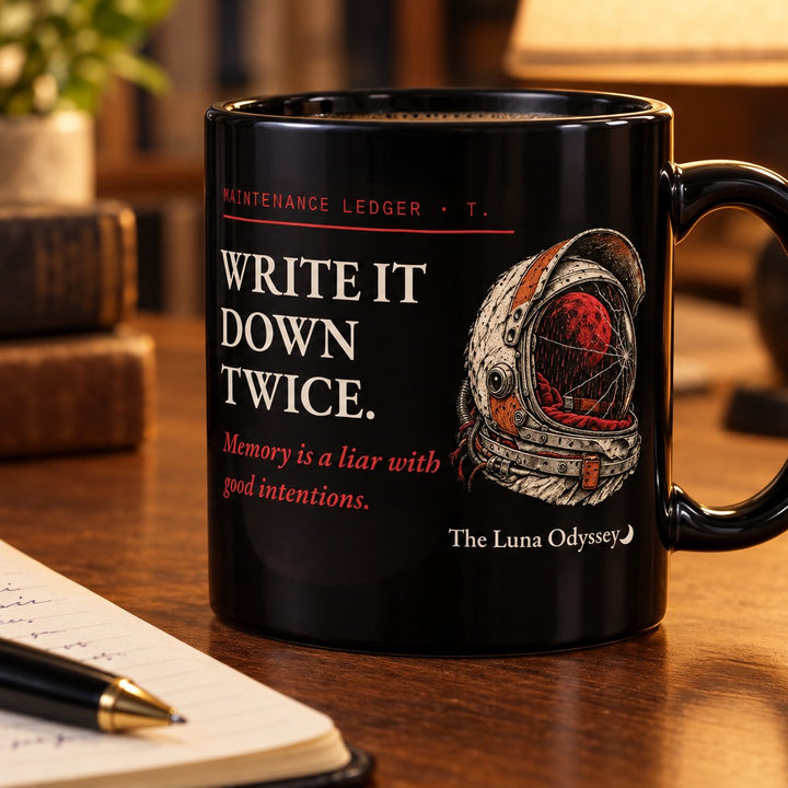 Write It Down Twice Mug