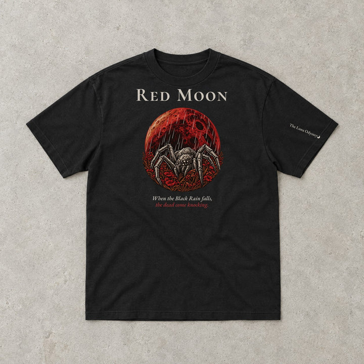 Red Moon Tee — When the Black Rain Falls