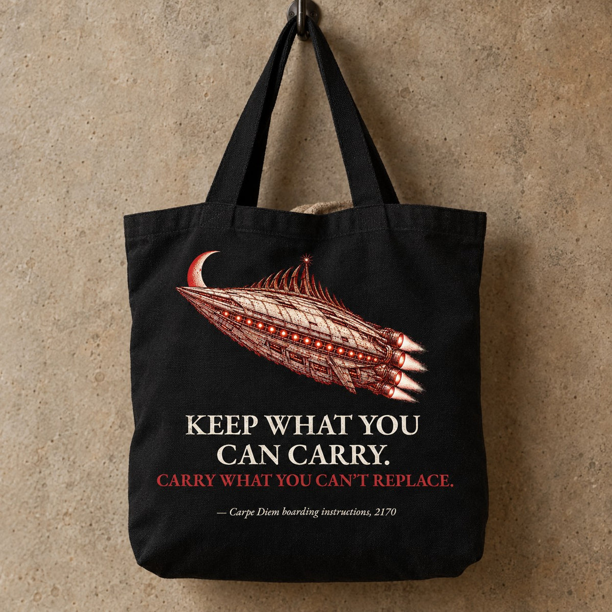 Keep What You Can Carry Tote Bag