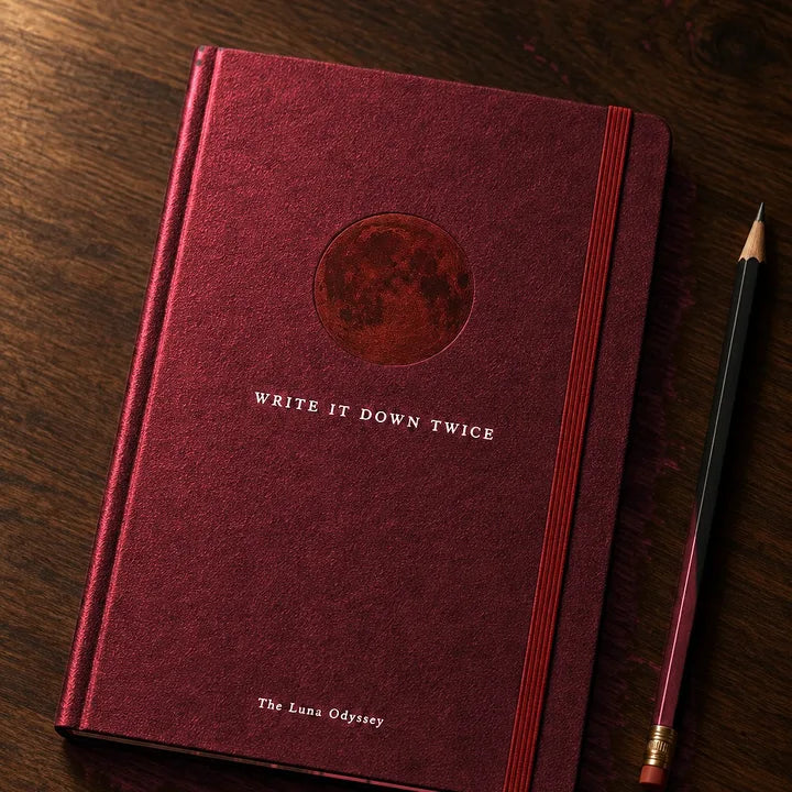 Write It Down Twice Hardcover Journal